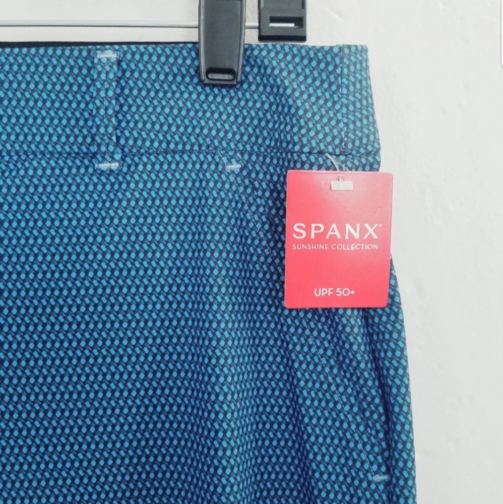 SPANX Sunshine Collection UPF 50 + Leggins Blue Size XL - Picture 6 of 12